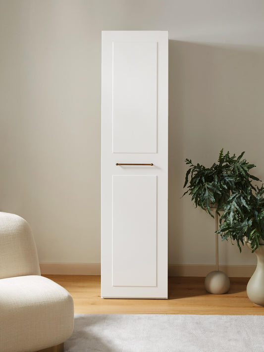 Charlotte Hinged-Door Modular Wardrobe in Various Sizes, 50 cm Wide