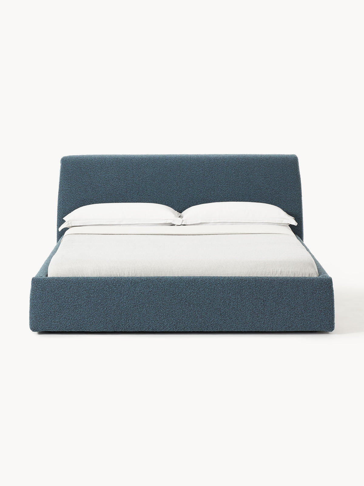 Cloud Upholstered Bed in Bouclé