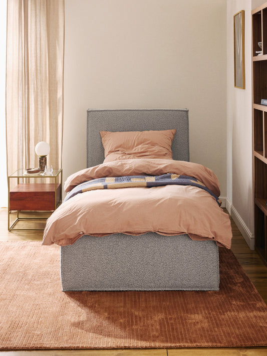 Dream Single Bed in Bouclé