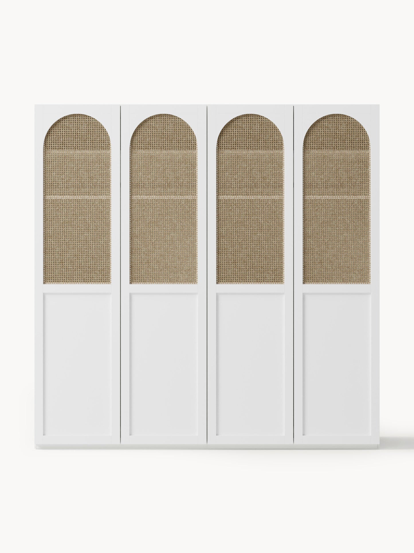 Jeanne Hinged-Door Modular Wardrobe in Various Sizes, 200 cm Wide