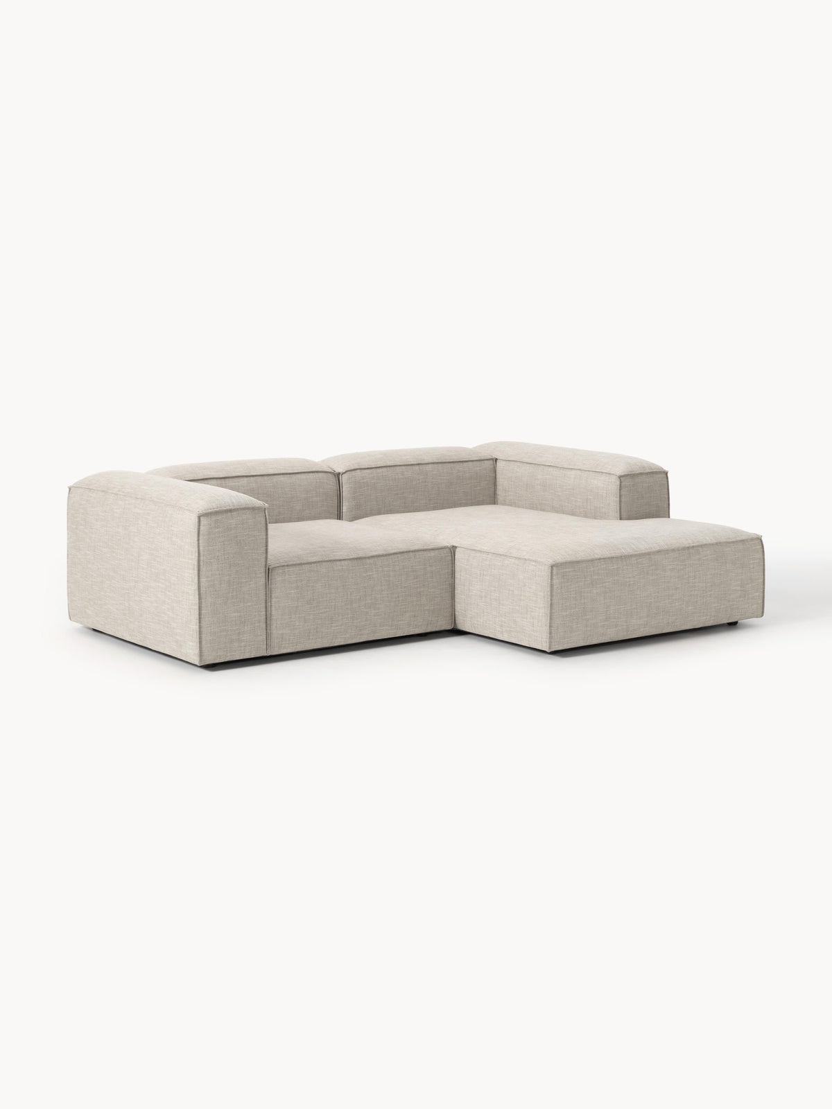 Lennon 2-Seater Modular Corner Sofa in Linen Blend