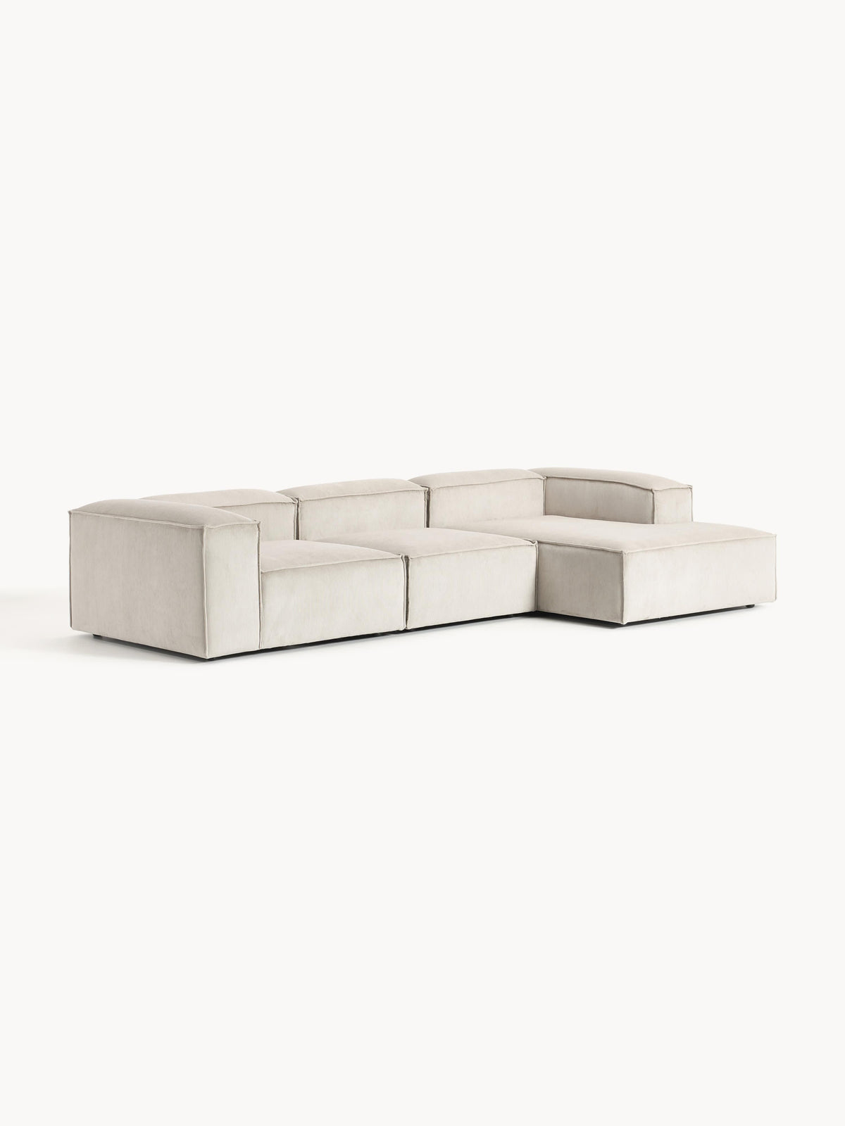 Lennon 4-Seater Modular Corner Sofa in Corduroy