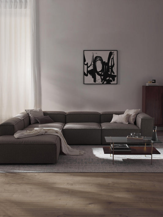 Lennon 4-Seater XL Modular Corner Sofa in Bouclé