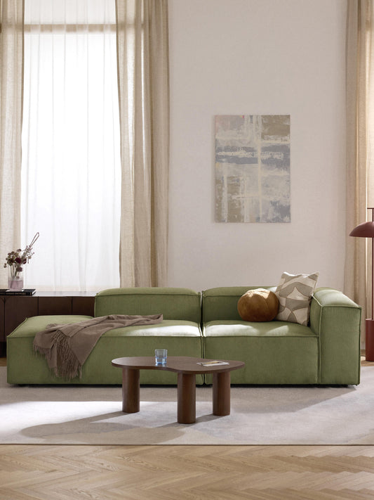 Lennon Ottoman in Corduroy, Modular