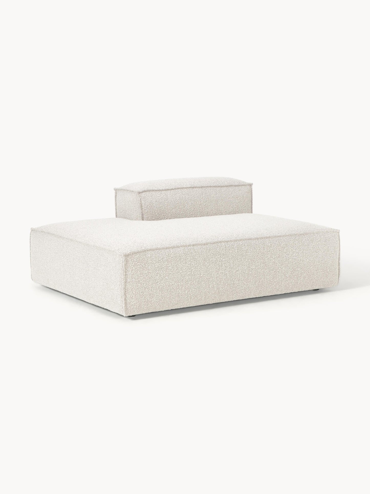 Lennon Ottoman Section in Bouclé
