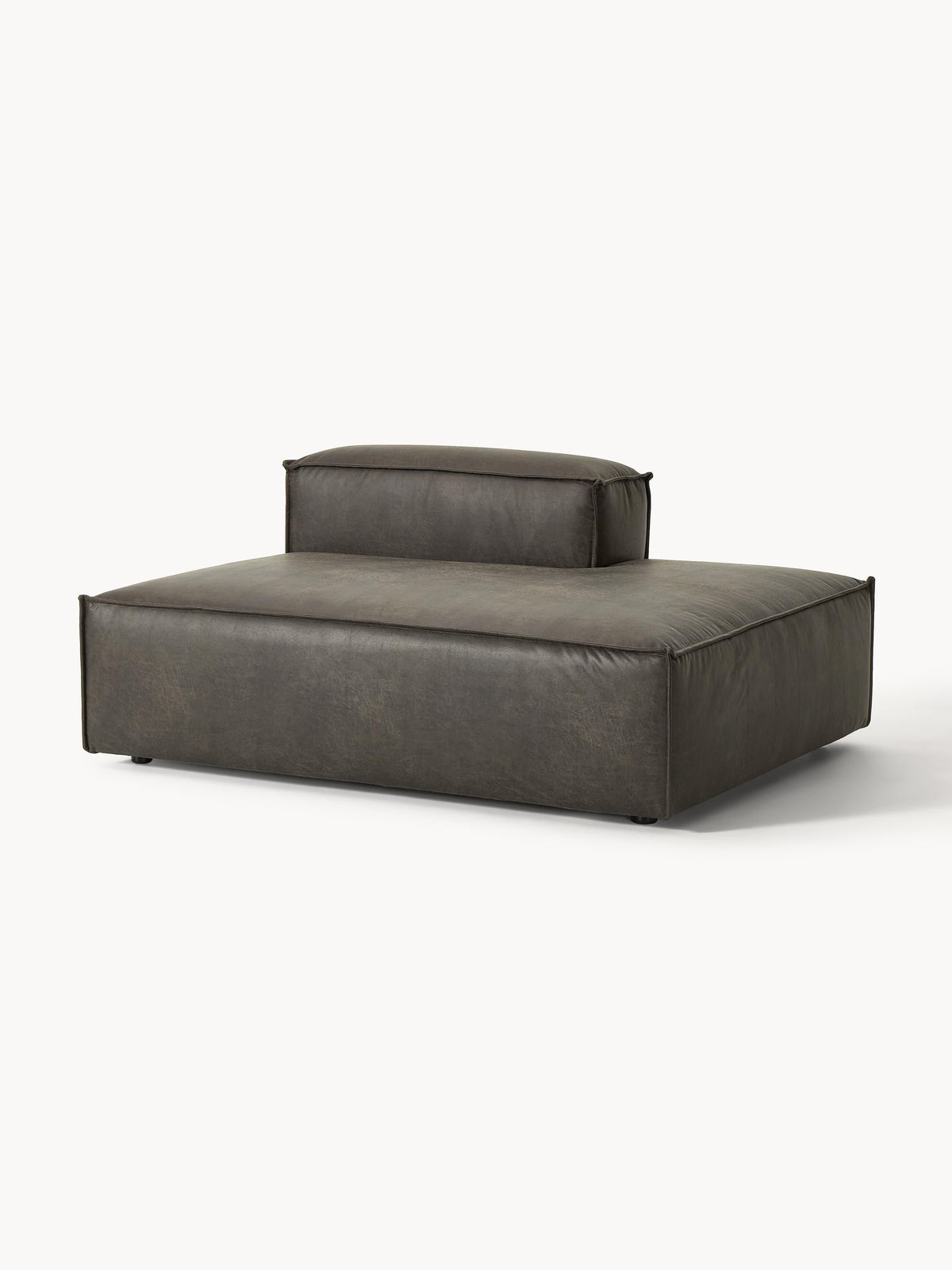 Lennon Ottoman Section in Leather