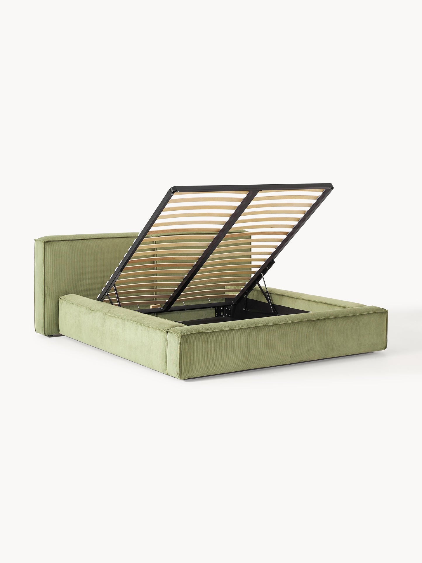 Lennon Upholstered Storage Bed in Corduroy