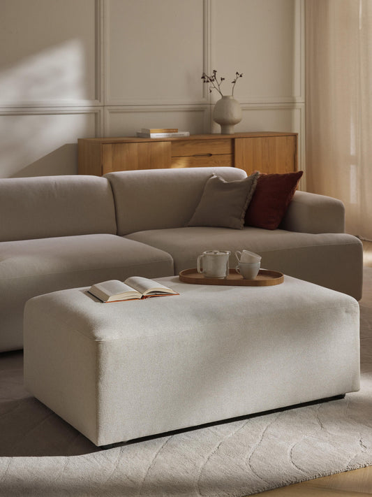 Melva Ottoman, XL, W 116 x D 72 cm