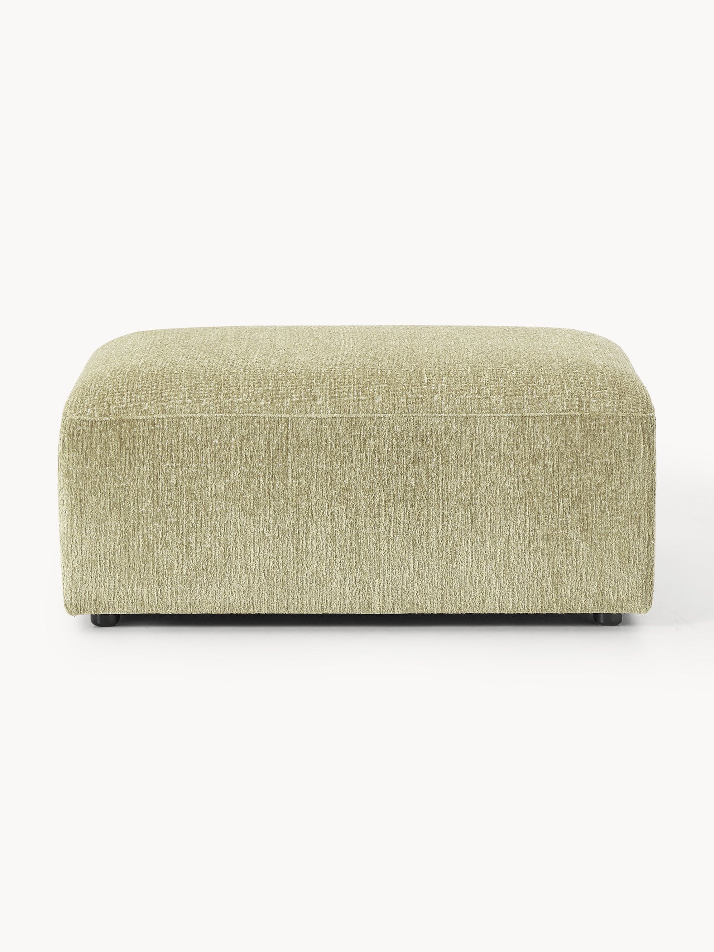 Melva Upholstered Ottoman, W 99 x D 72 cm
