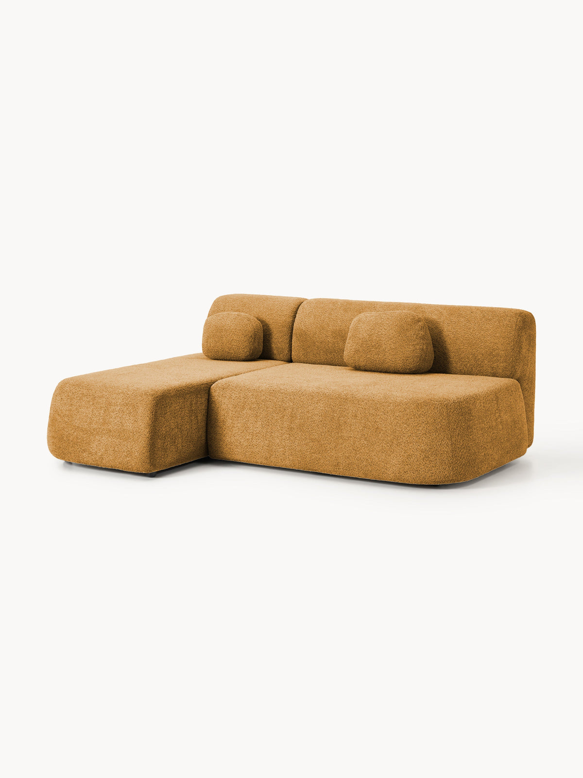 Pao Storage Sofa Bed in Teddy Bouclé