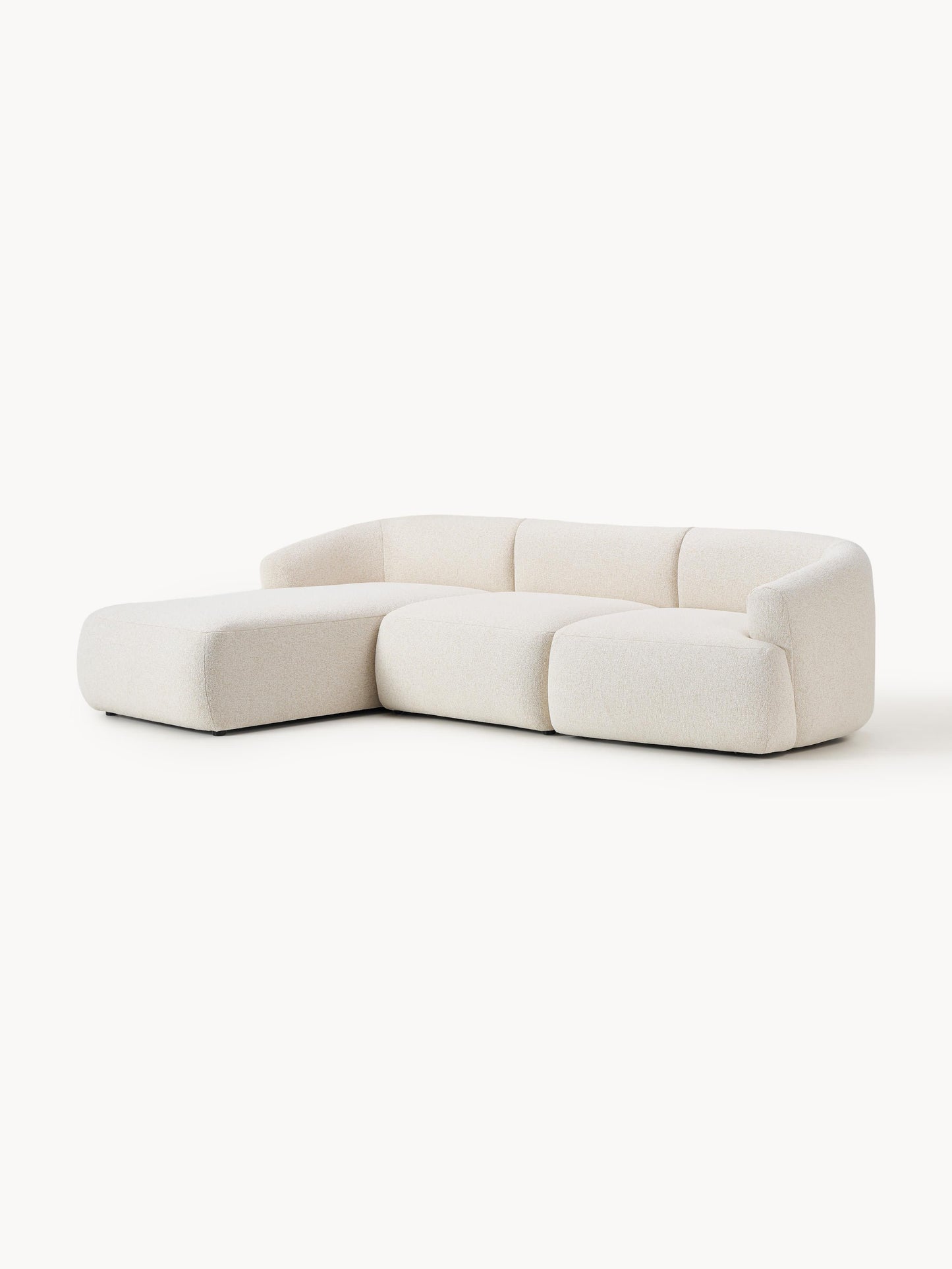 Sofia 3-Seater Modular Corner Sofa in Bouclé