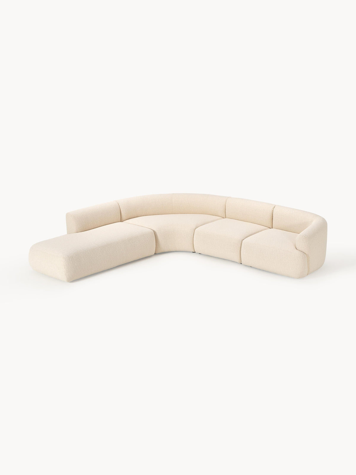 Sofia 4-Seater Modular Corner Sofa in Bouclé