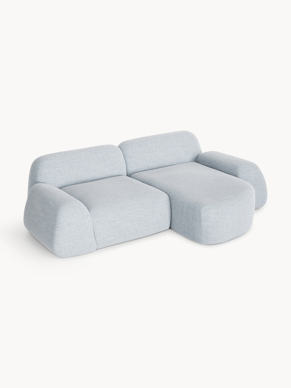 Wolke 3-Seater Modular Corner Sofa in Bouclé
