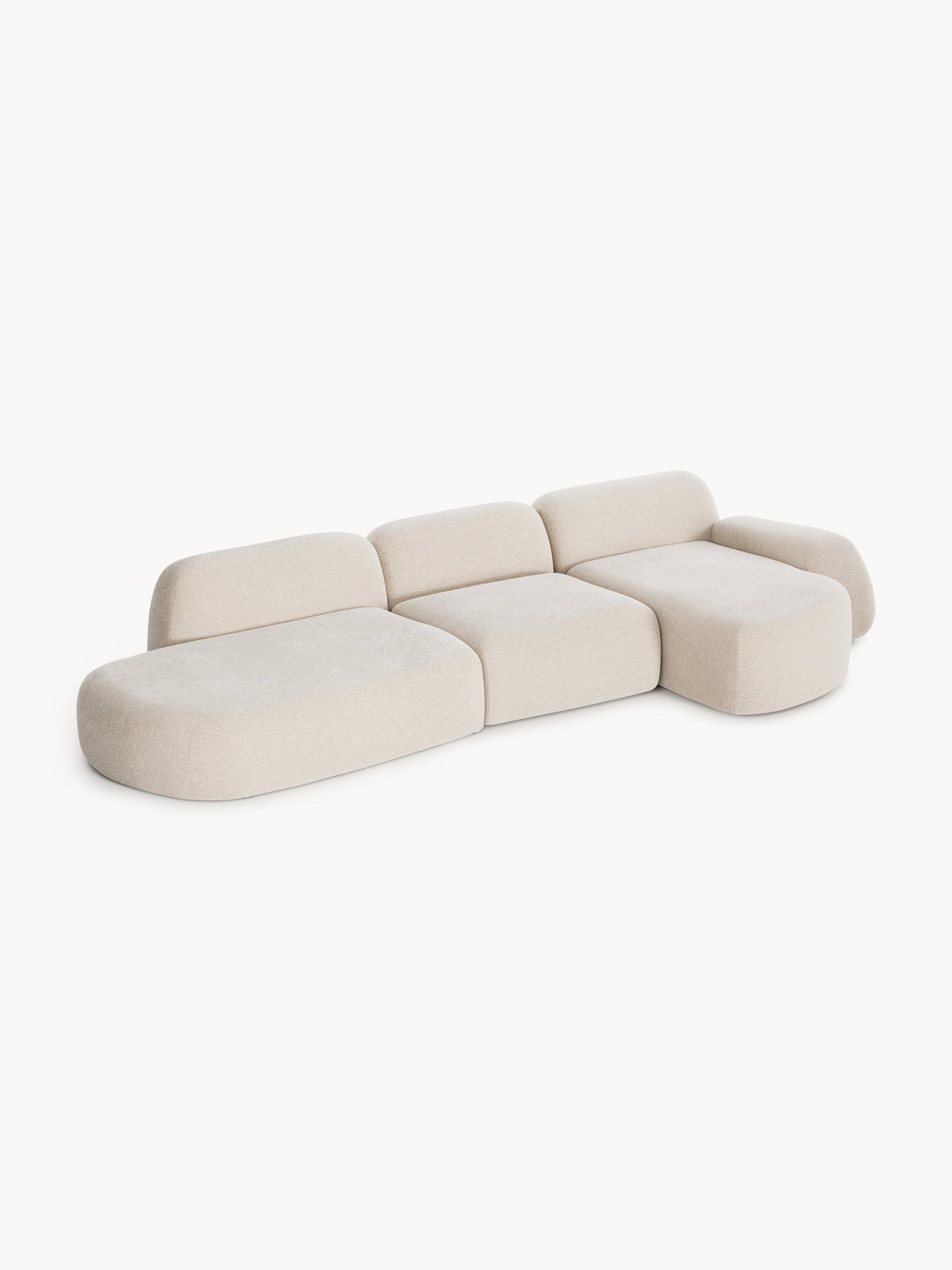 Wolke 4-Seater Modular Corner Sofa with Chaise Longue
