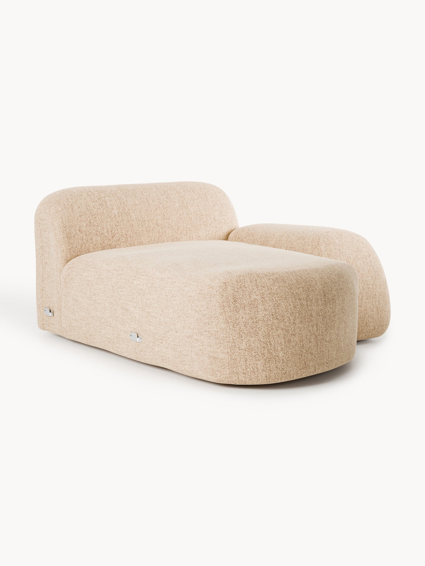 Wolke Chaise Corner Section in Bouclé