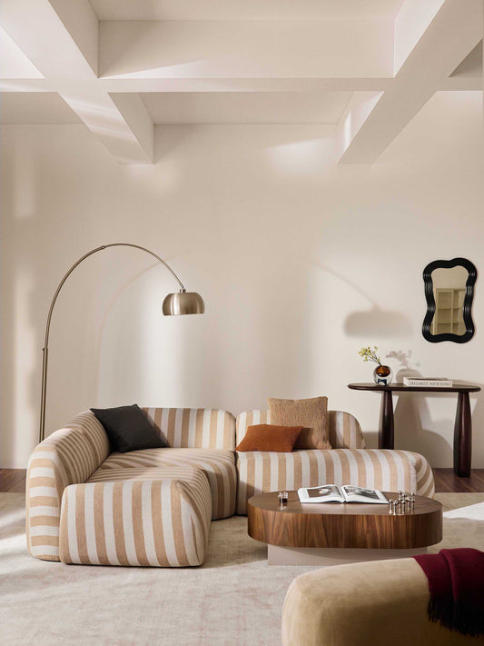 Wolke Chaise Module, Striped