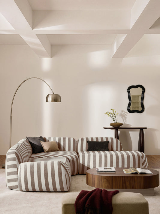 Wolke Chaise Module, Striped