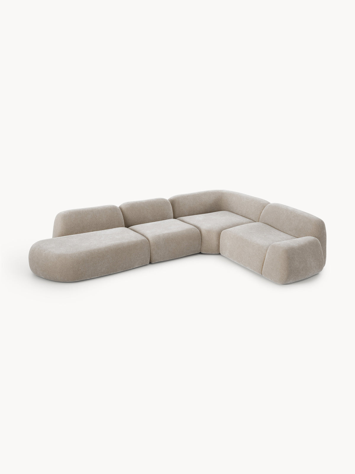 Wolke XL Modular Corner Sofa, with Chaise Longue