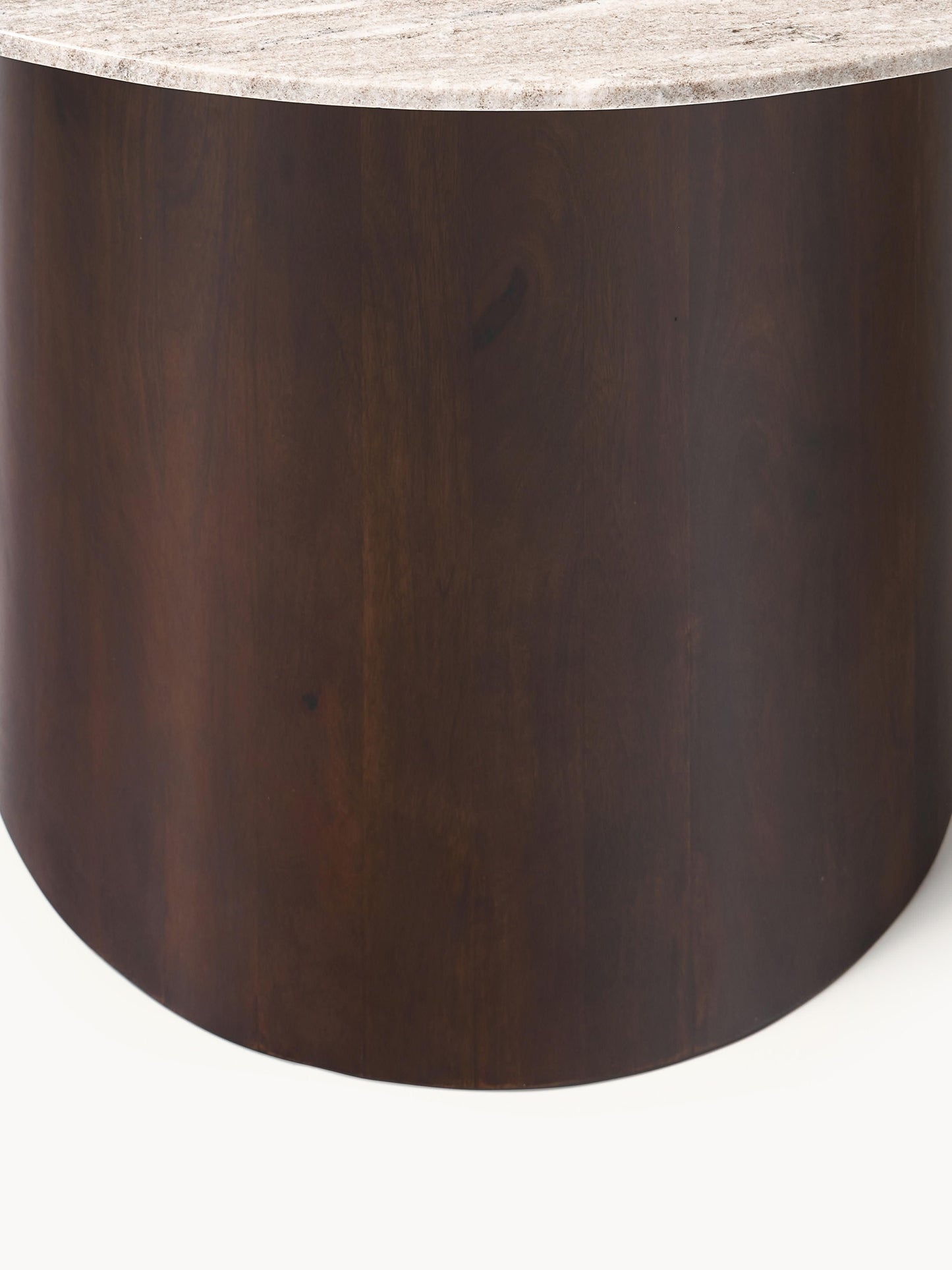 Abby Round Dining Table in Marble, Ø 120 cm