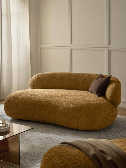 Alba 2-Seater Sofa in Teddy Bouclé