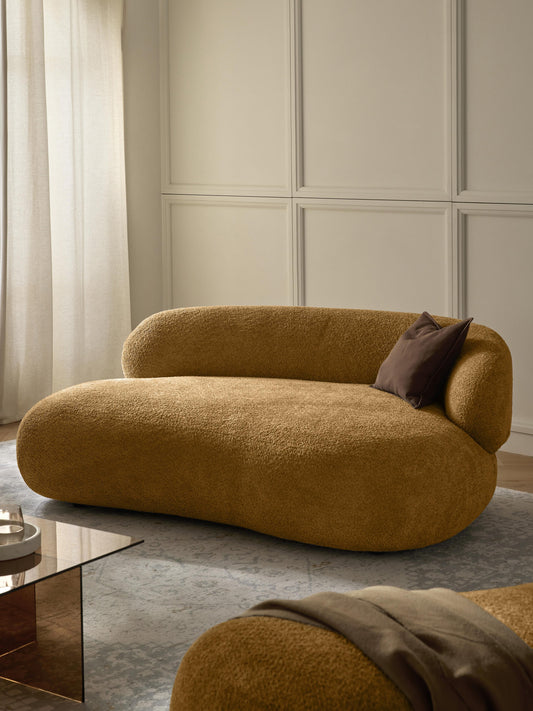 Alba 2-Seater Sofa in Teddy Bouclé