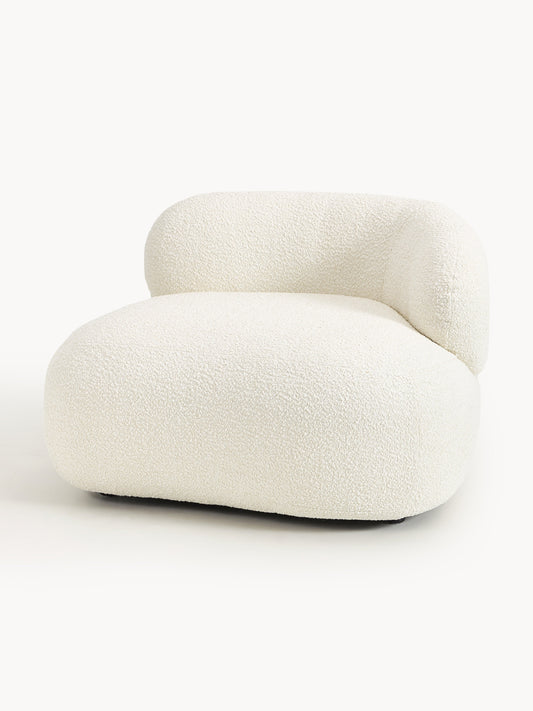 Alba Lounge Chair in Bouclé