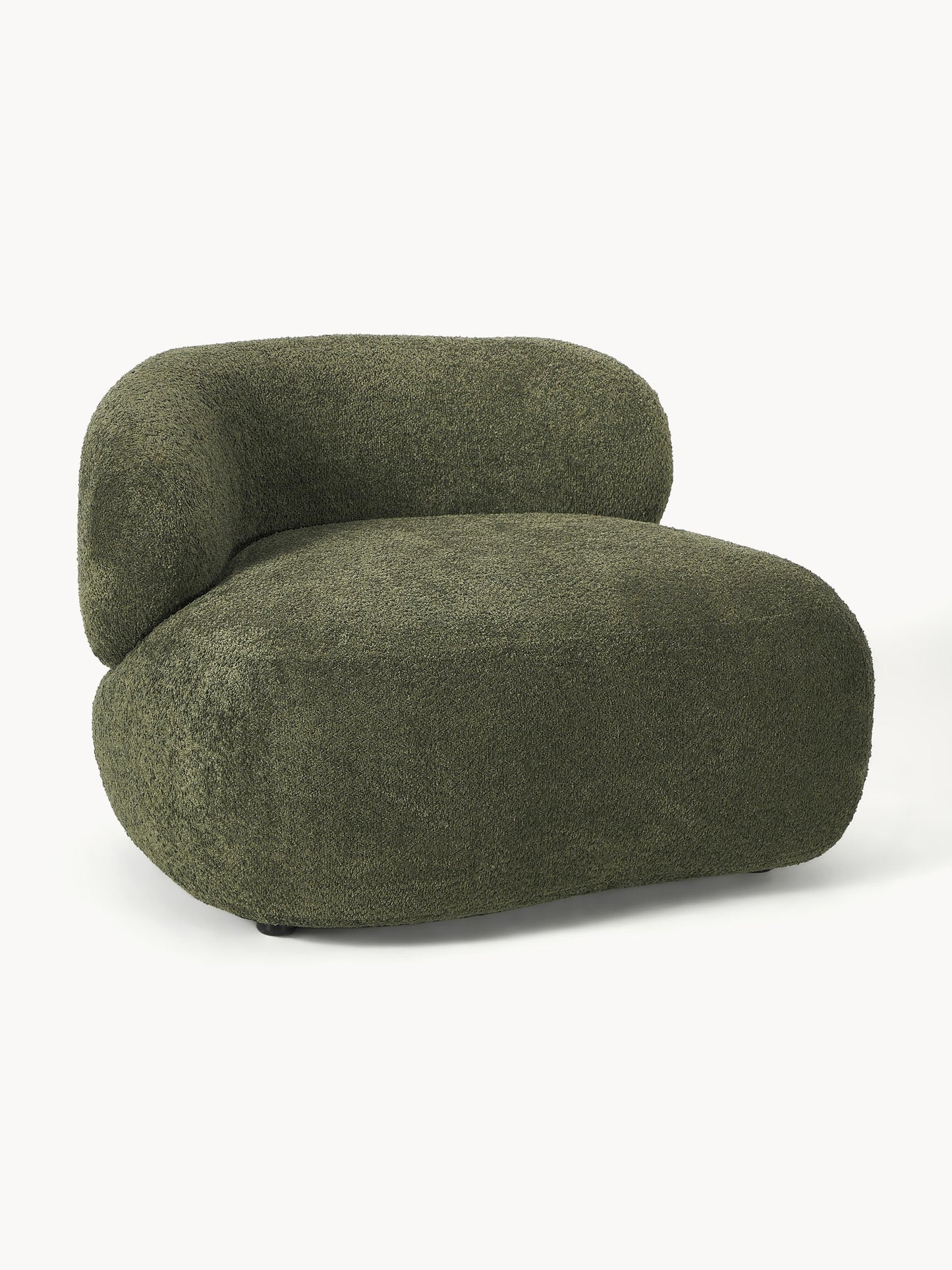 Alba Lounge Chair in Teddy Bouclé