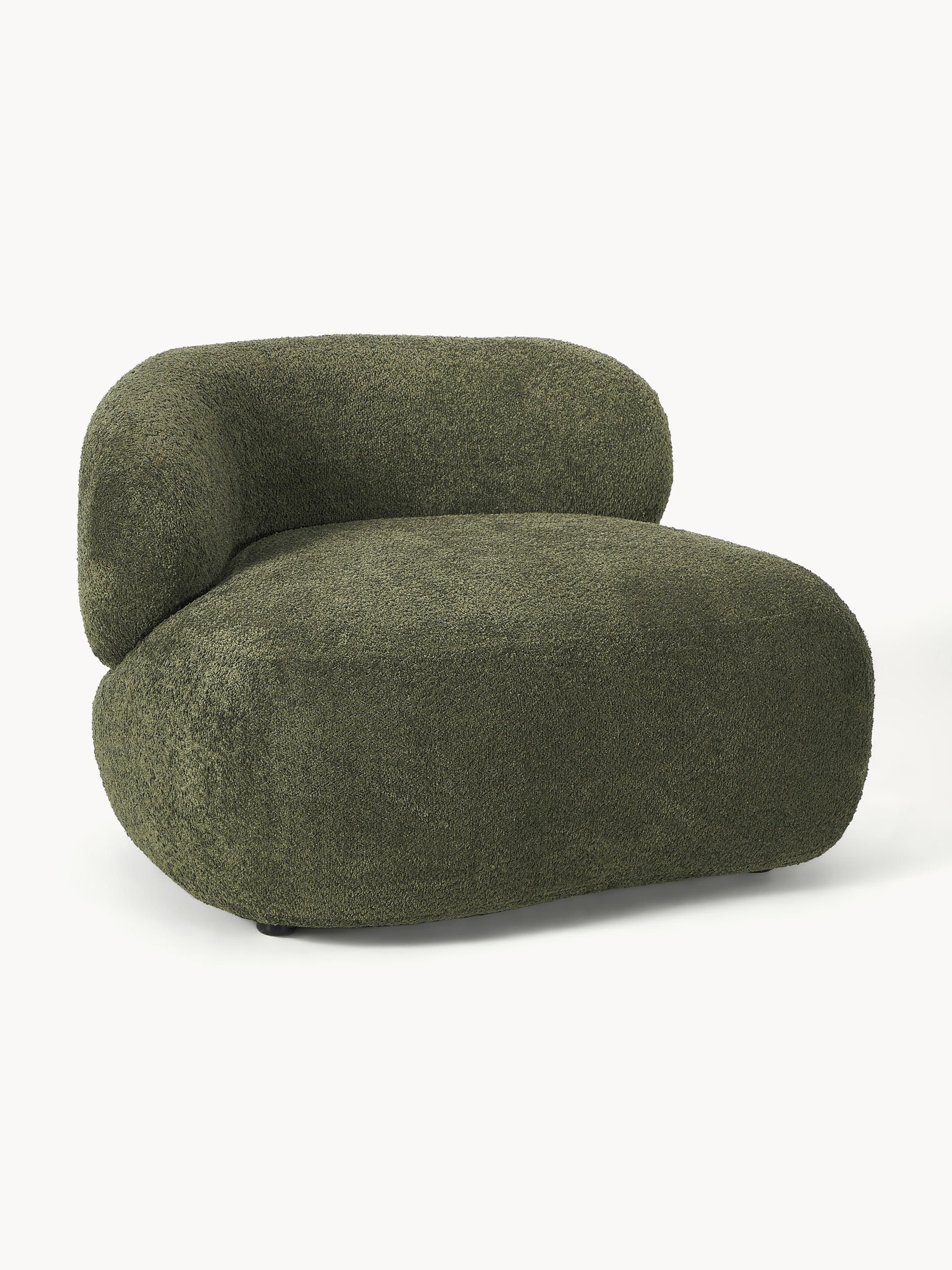 Alba Lounge Chair in Teddy Bouclé