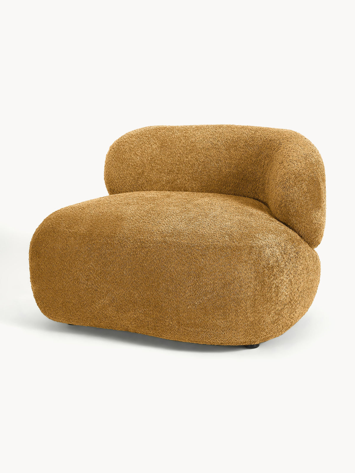 Alba Lounge Chair in Teddy Bouclé