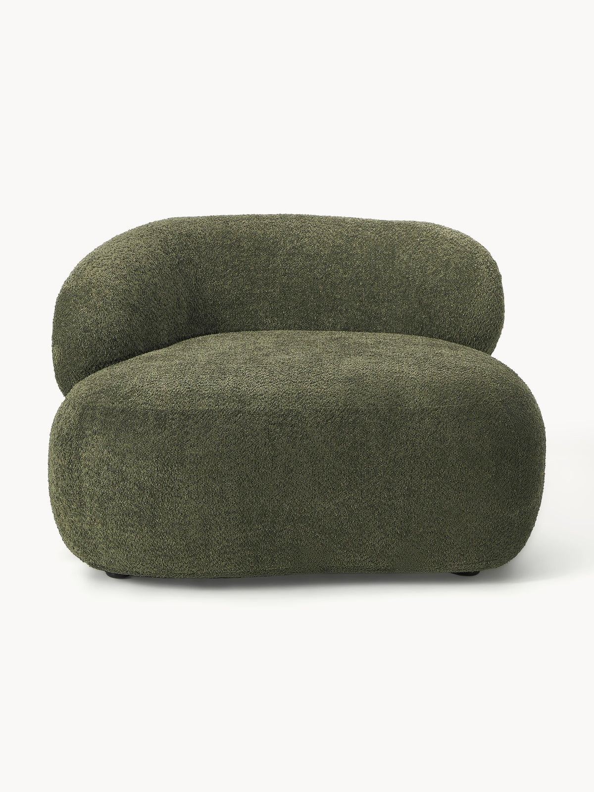 Alba Lounge Chair in Teddy Bouclé