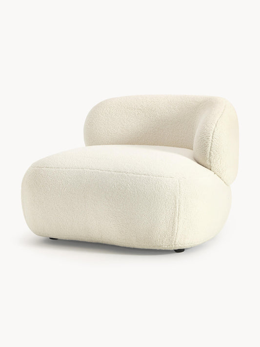 Alba Lounge Chair in Teddy Fur