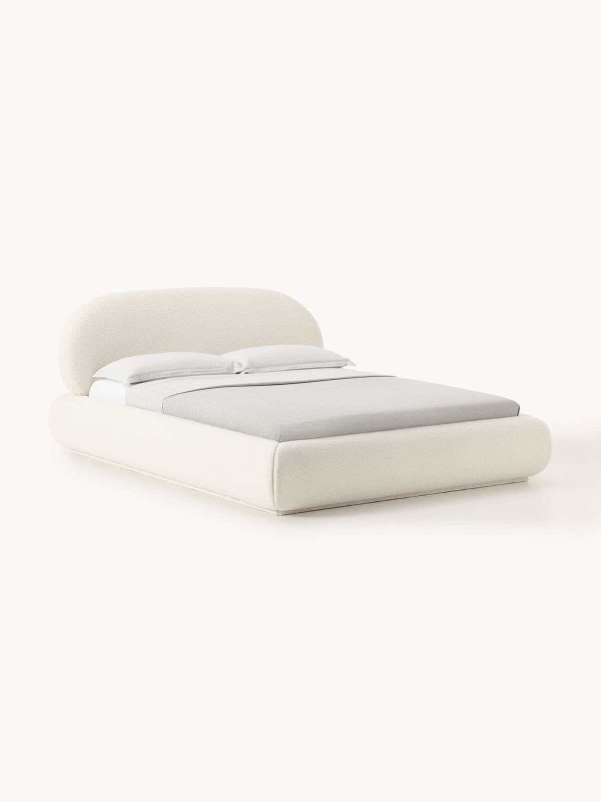 Alba Upholstered Storage Bed in Teddy