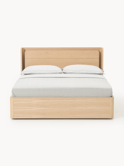 Allow Bed in Wood with Drawers