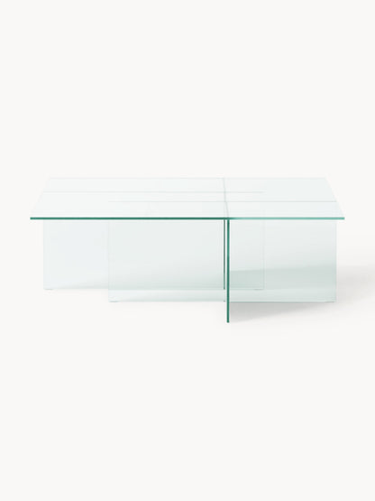 Anouk Coffee Table in Glass, W 102 cm