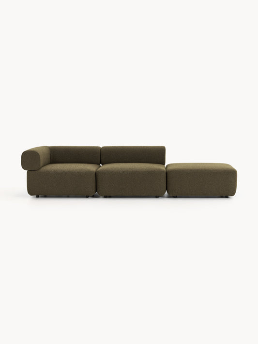 Anton Ottoman in Bouclé, Modular