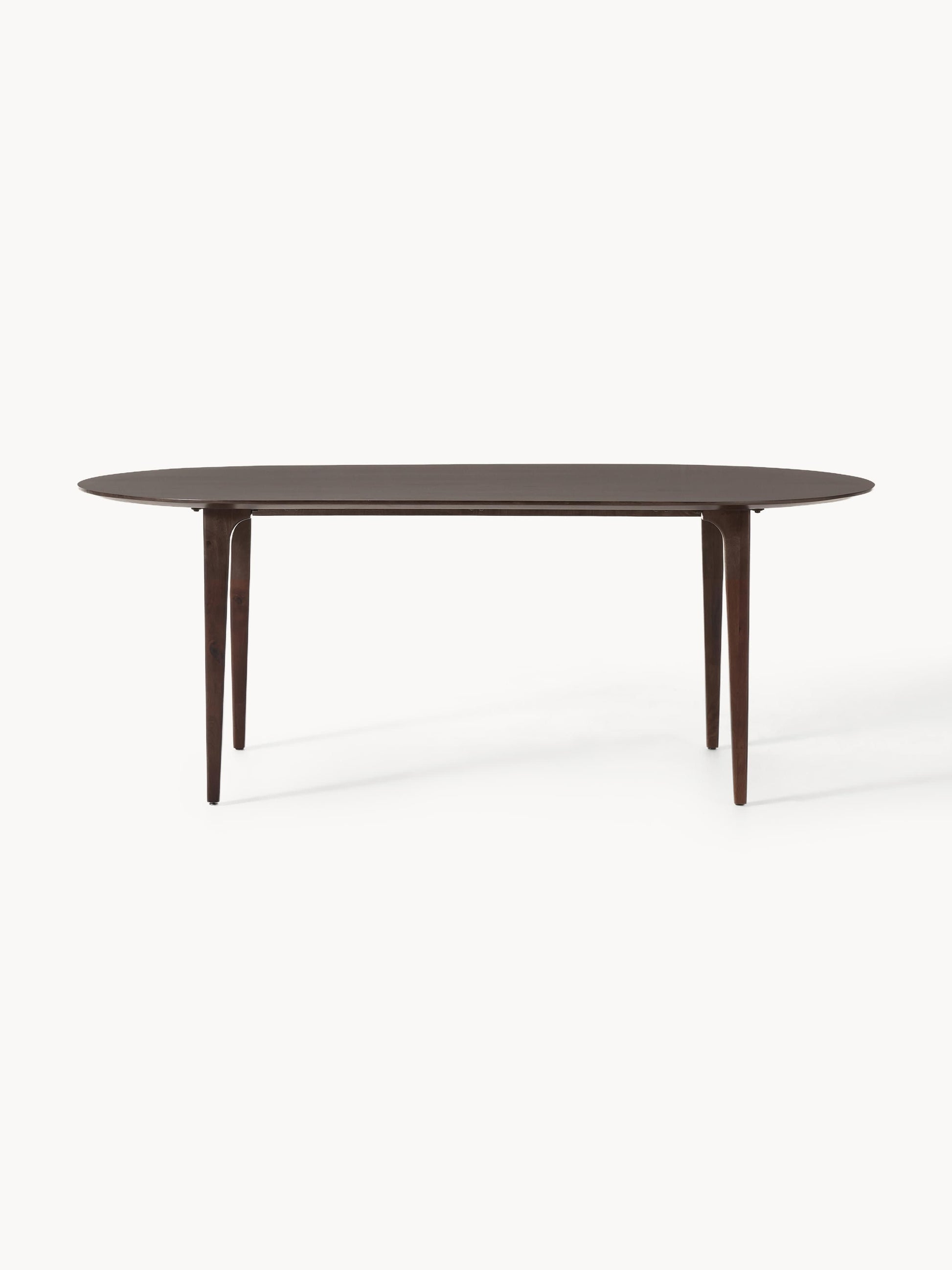 Archie Dining Table in Mango Wood, Oval, 200 x 100 cm