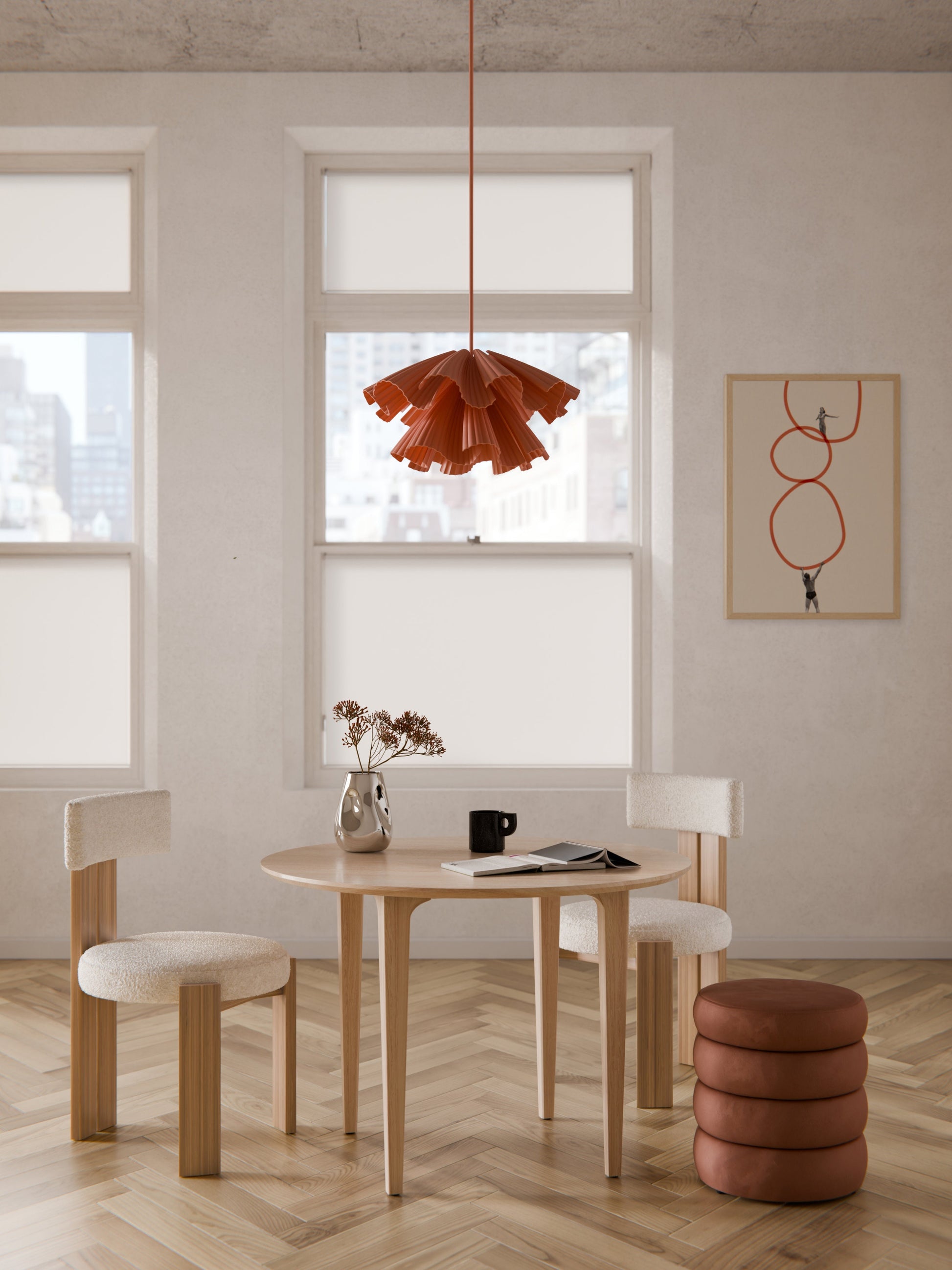 Archie Dining Table in Oak, Round, Ø 110 cm