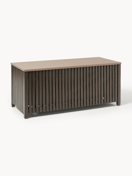 Arkin Garden Storage Box in Acacia Wood with Insert, W 129 cm