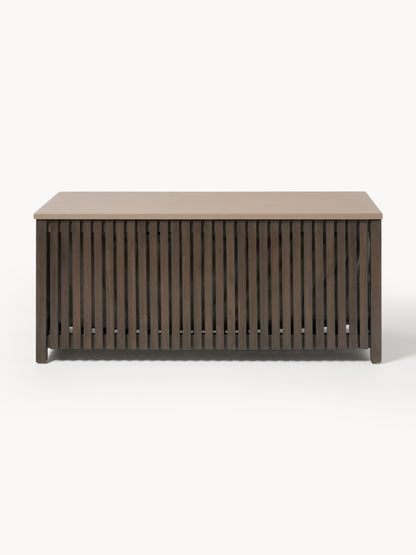 Arkin Garden Storage Box in Acacia Wood with Insert, W 129 cm