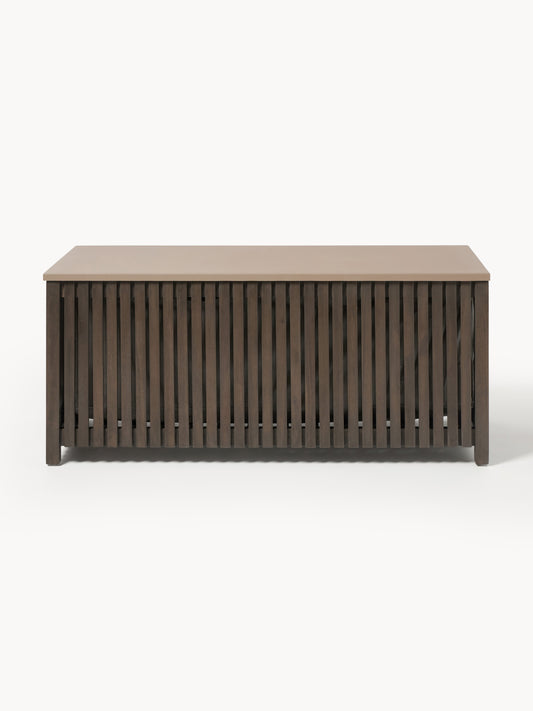 Arkin Garden Storage Box in Acacia Wood with Insert, W 129 cm