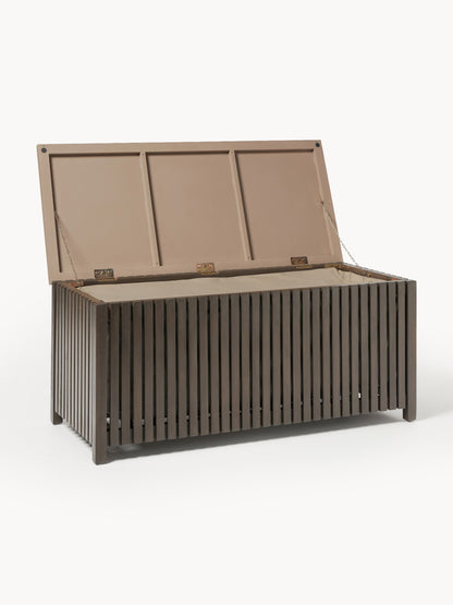 Arkin Garden Storage Box in Acacia Wood with Insert, W 129 cm