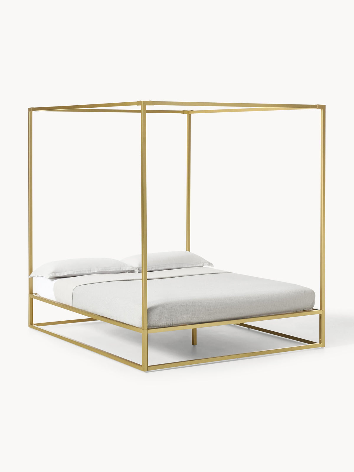 Belle Four-Poster Bed Frame in Metal