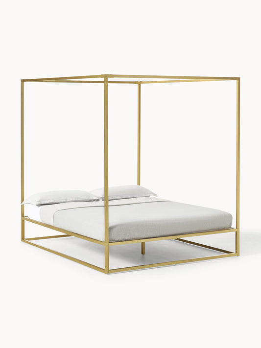 Belle Four-Poster Bed Frame in Metal