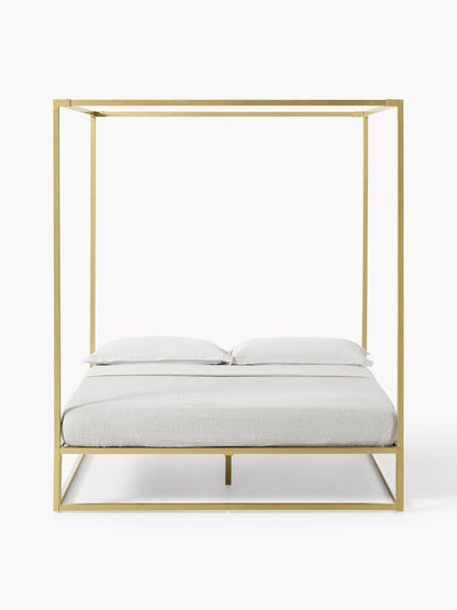 Belle Four-Poster Bed Frame in Metal