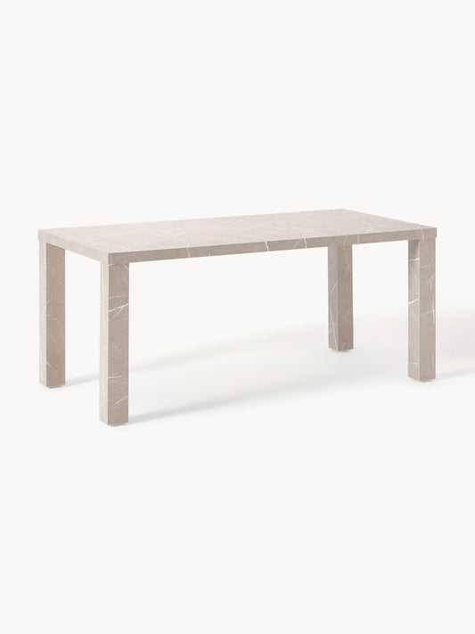 Carl Marble-Look Dining Table, 180 x 90 cm