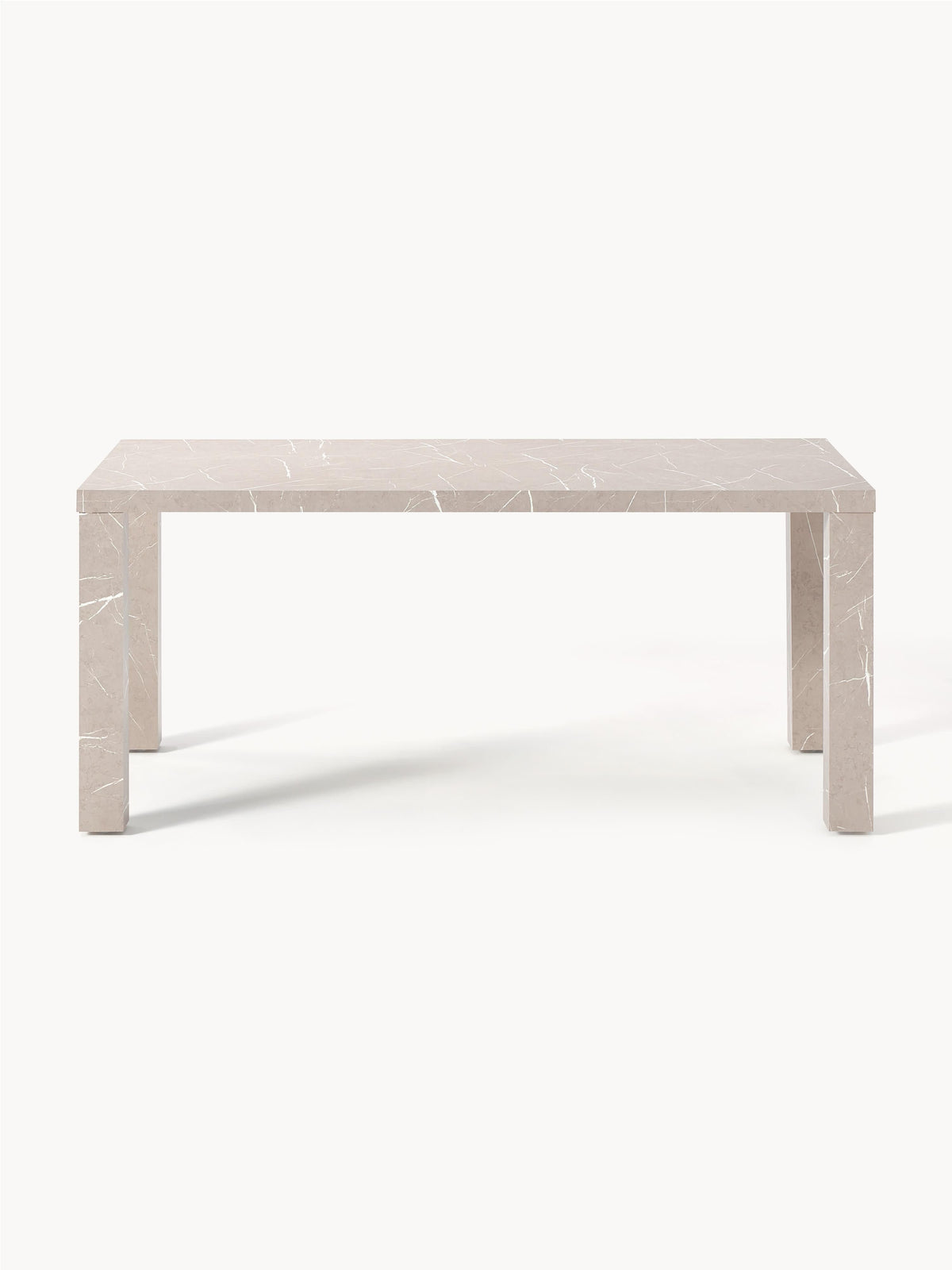 Carl Marble-Look Dining Table, 180 x 90 cm