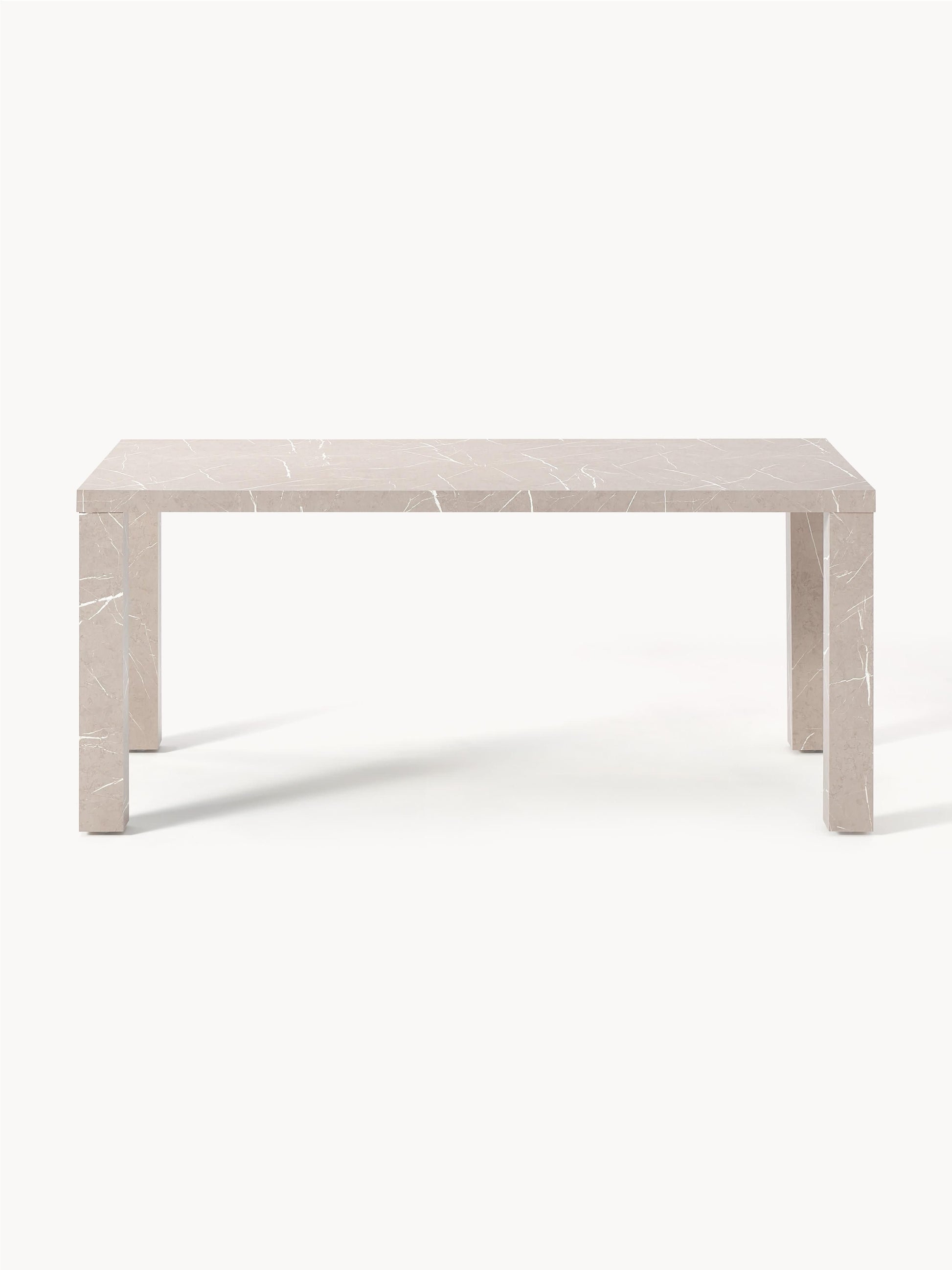 Carl Marble-Look Dining Table, 180 x 90 cm
