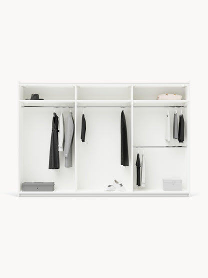 Charlotte Sliding-Door Modular Wardrobe in Various Sizes, 300 cm Wide
