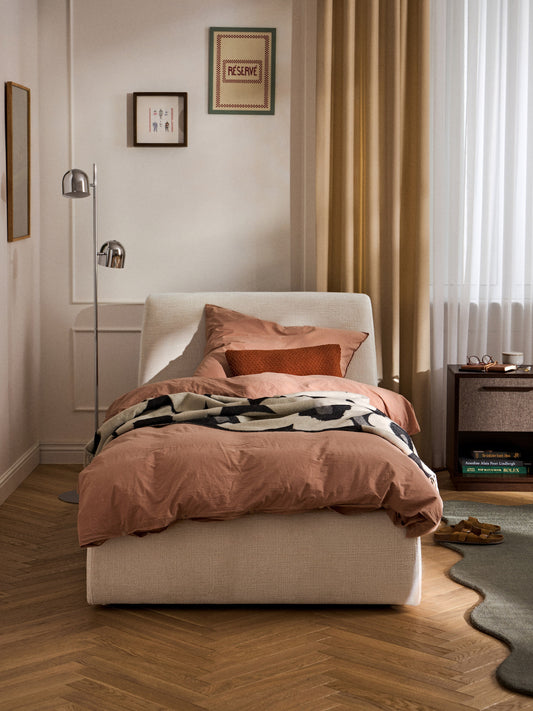 Cloud Single Bed, Upholstered
