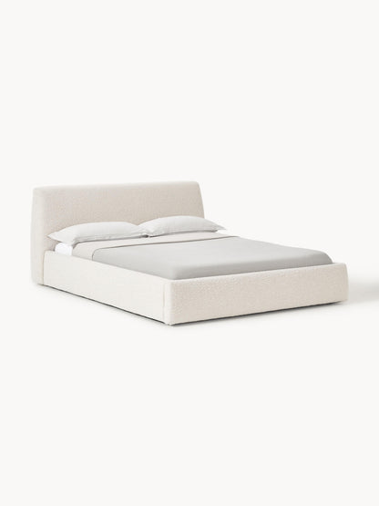 Cloud Upholstered Bed in Bouclé